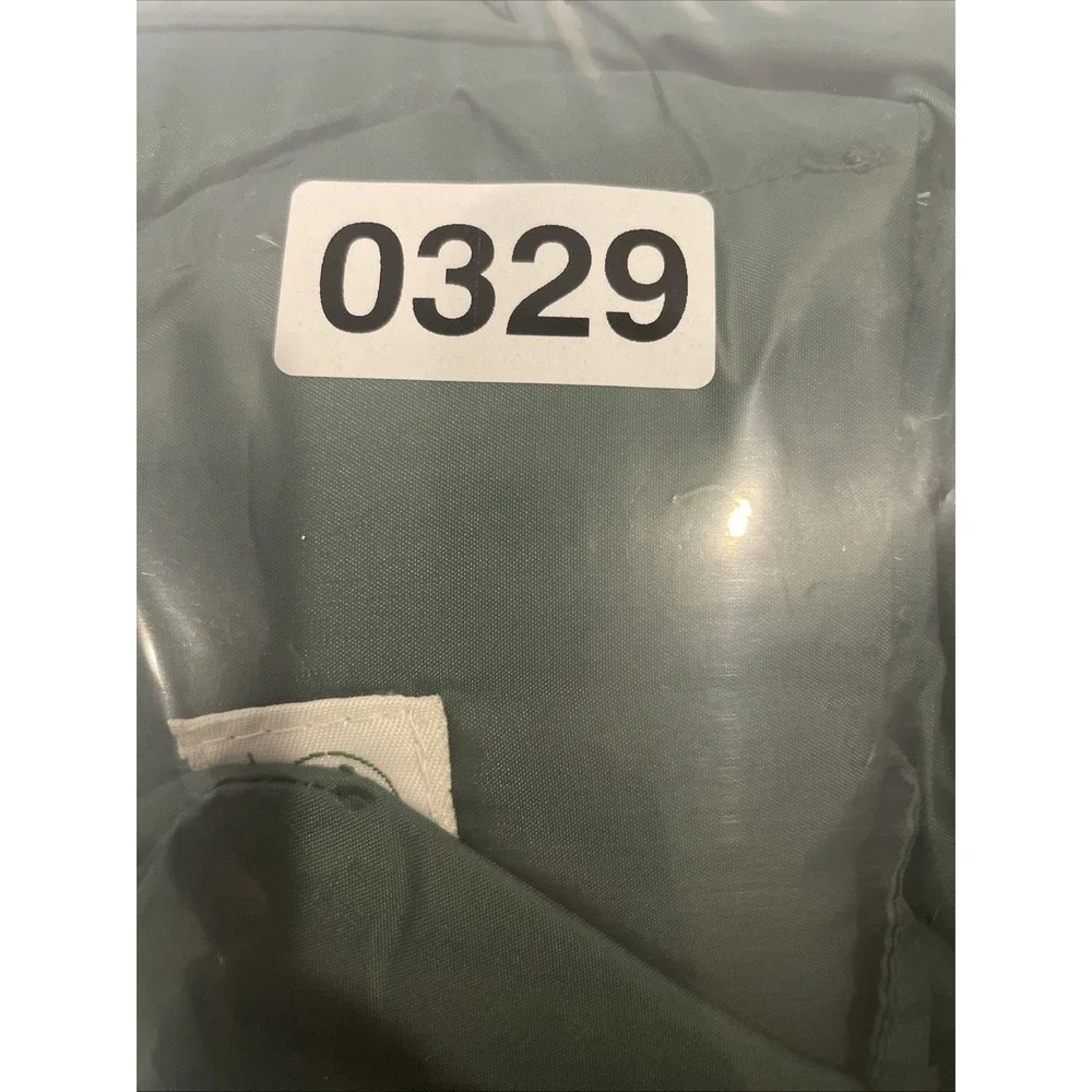 Gander Mountain Puffer‎ Vest Mens M Green Down Filled Quilted Snap Front Outdoor